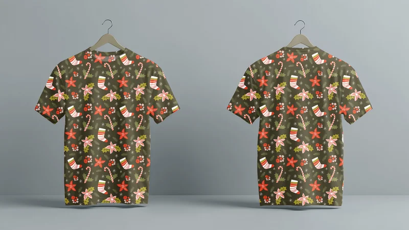 сублимационные футолки: різдвяний настрій